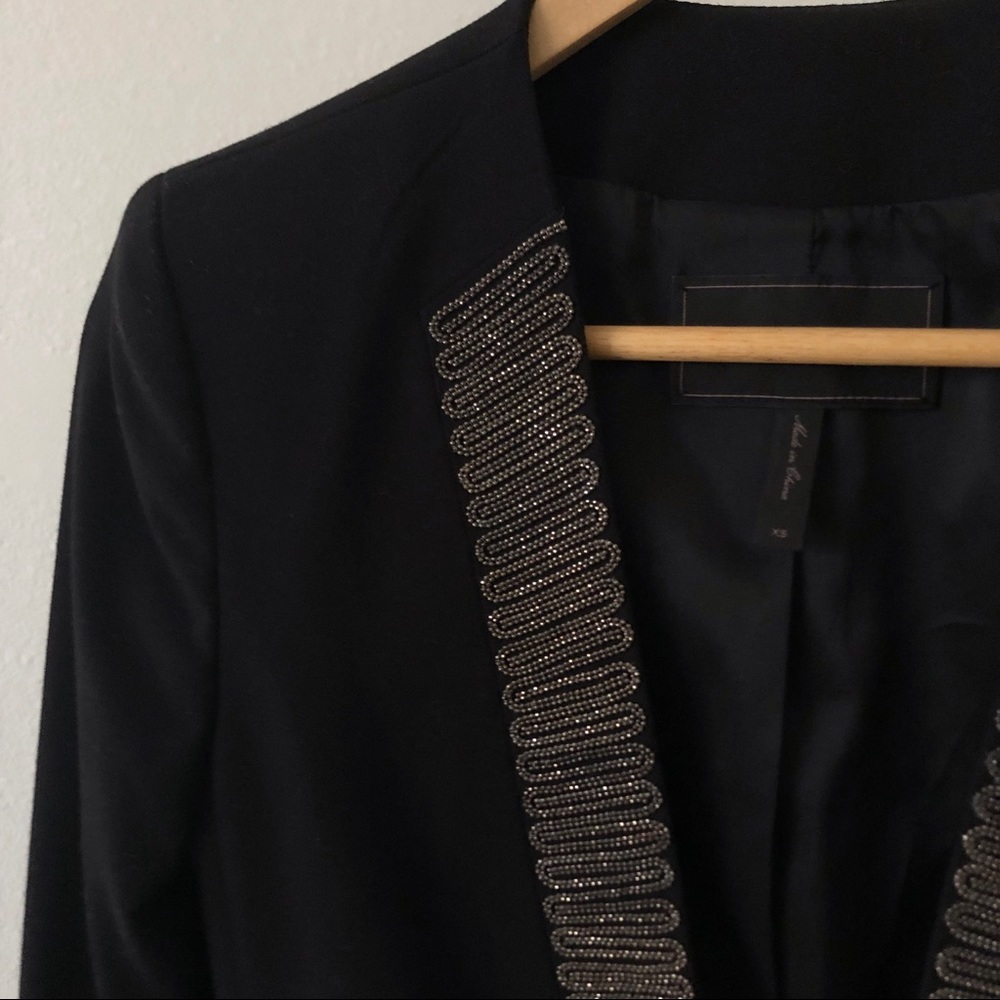 BCBGMaxAzria Whitley Embellished Blazer Jacket - Picture 4 of 8